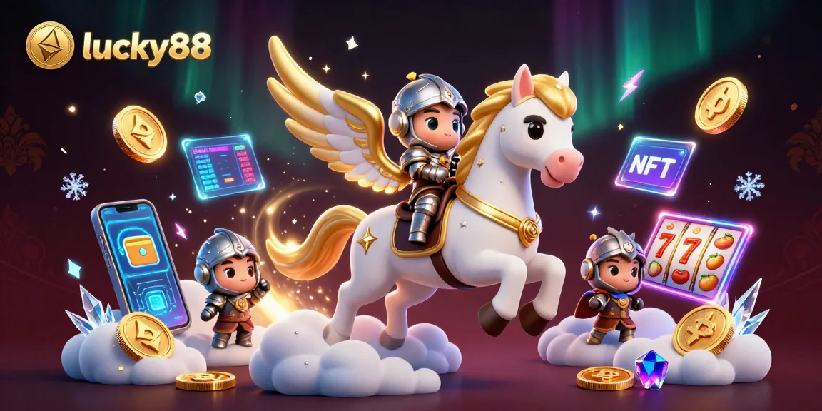 Experience lucky88 through thrilling slot adventures and celestial wins in a vibrant 3D casino scene.