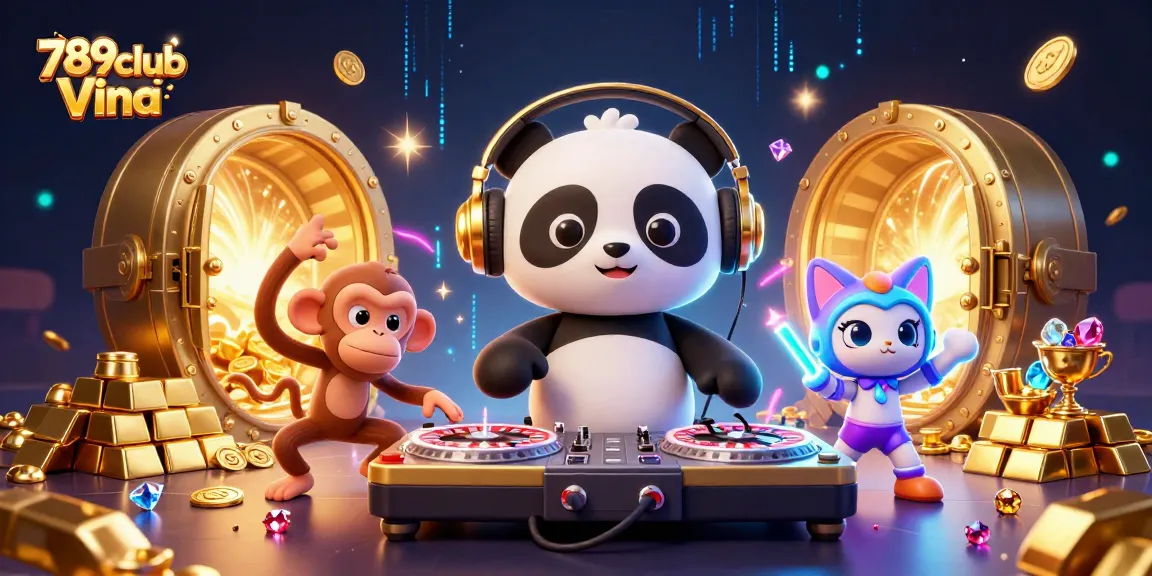 Spin and win with immersive 789club Vina casino thrills captured in vibrant 3D art.