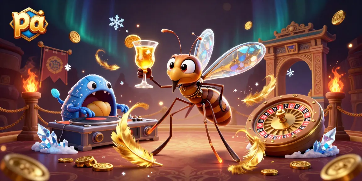 Engage with the unique online experience at pa, featuring a vibrant casino scene with animated characters and rich visuals.