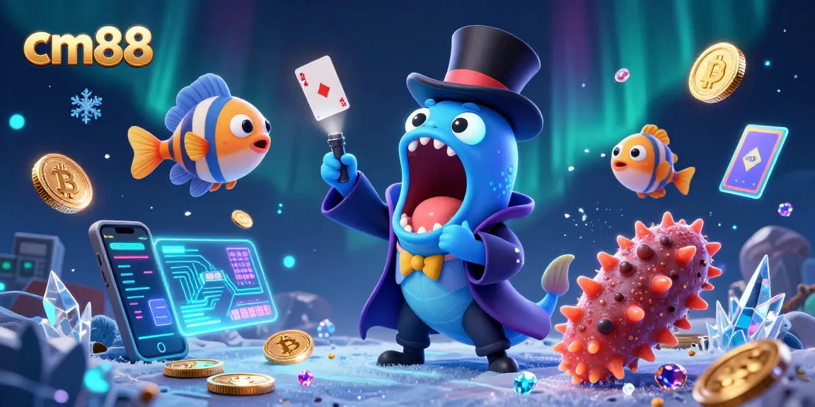 Experience thrilling cm88 magic with vibrant casino elements and dynamic 3D characters.