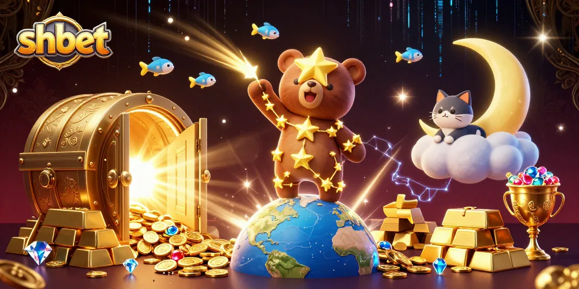 Play at SHBET and win coins with our vibrant cosmic casino adventure!